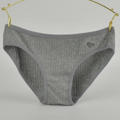 Pure Cotton Underwear Panties For Women Heart Briefs Female Triangle Underpants Woman Soft Panti Intimate sexy Lingerie Panty