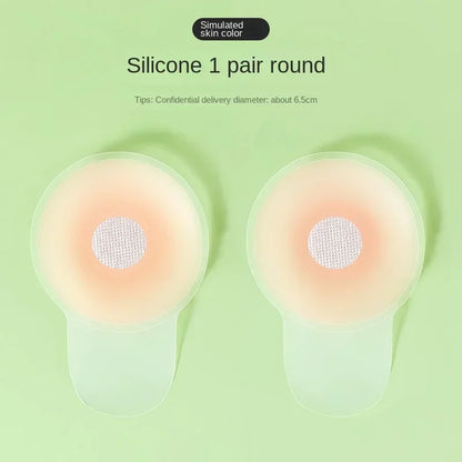 1pair Silicone Invisible Lift Up Bra Sticker Adhesive Bra Breast Women Chest Petals Reusable Strapless Waterproof Gather Bras