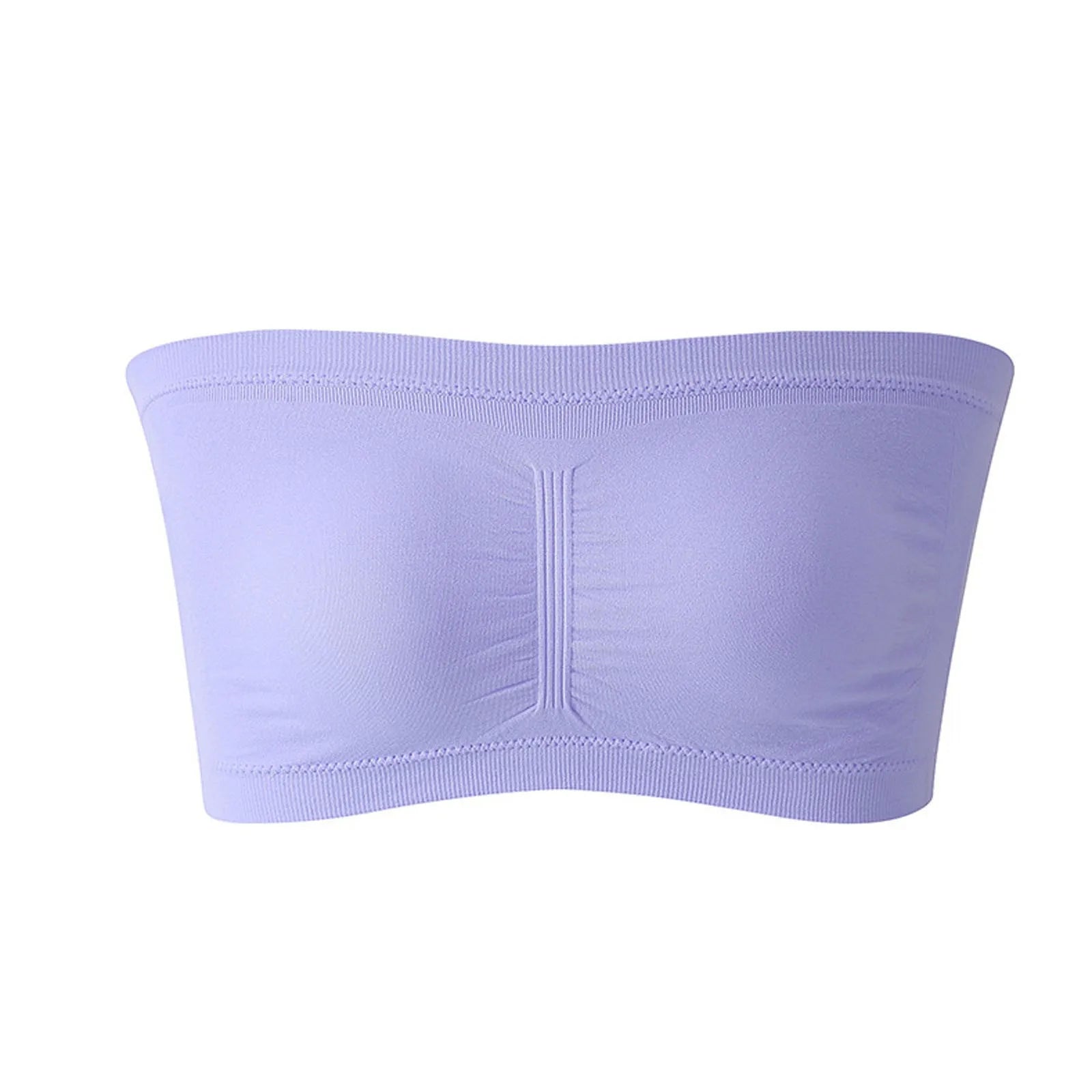 Ladies' Stretch Strapless Bra Fashion Solid Color Invisible Beauty Back Anti-slip Bra Suitable For One-Shoulder Top and Dress