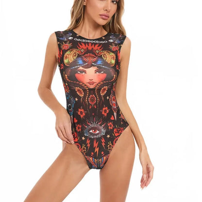 New High Waist Sexy Swimsuit Women Summer Bathing Suit Bikini Set Sleeveless Swimwear Women Beach Swimming Suit For Female