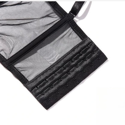 Women Push Up Bra Sets Transparent Lingerie Sexy Shaper Bra Beauty Back Comfortable Underwear Adult's Fishbone Gauze Bralette