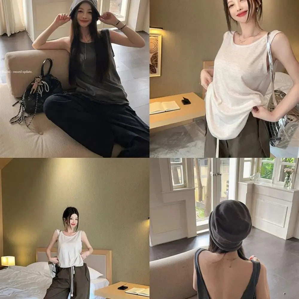 Fashion Nylon Cotton Women's Invisible Bra No Steel Frame Backless U Plunge Bras Breathable Brassiere Women Girls