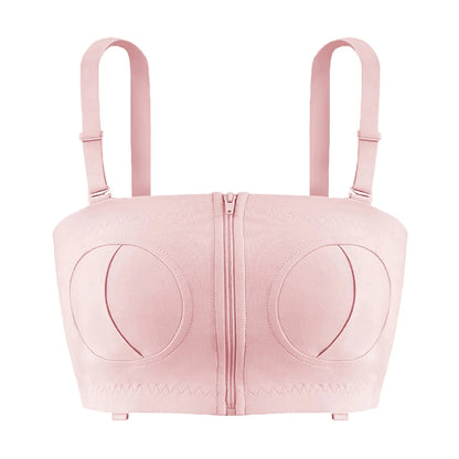 Maternity Bra Hands Free Pumping Bra Adjustable Cotton Breast Pump Bra No Steel Ring Nursing Bra for Breast Pump