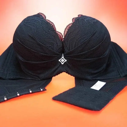 8CM Extreme Push Up Bra - No Wire, Removable Extra Pads, Deep Plunge Lingerie for Maximum Lift & Natural Curves