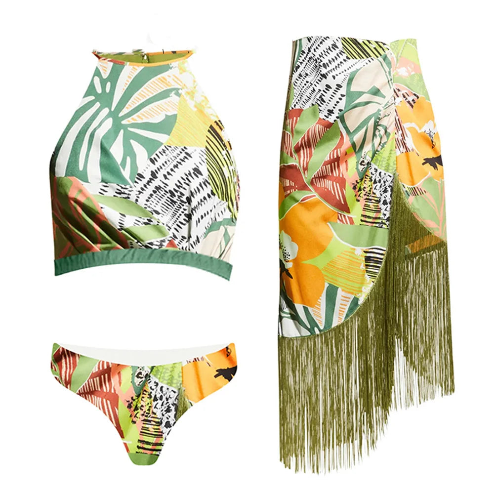 2023 Sexy Fashion One Piece Swimsuit Solid 3D Flower Summer Women Swimwear Beachwear Summer Luxury Monokini Bathing Suit