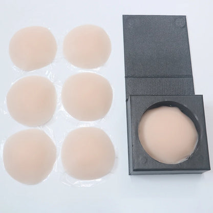 3 Pairs Reusable Nipple Covers Silicone Nipple Pasties For Women Adhesive Breast Petals Chest Sticker No Show Sticky Bra