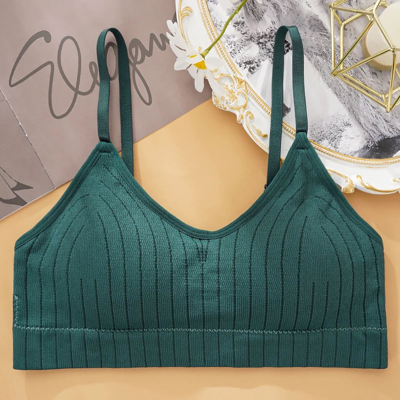 Sexy Wireless Bralette Seamless Women Bra Padded Sleep Tops U-Shaped Back Sports Crop Lingerie Breathable Top Underwear