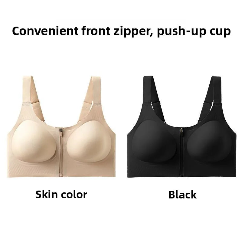 12CM Thickest Push Up Bra for Small Chest - Front Hook, Full Coverage No Gap, Back Smoothing, Ultimate Lift & Shape