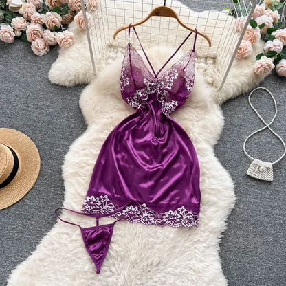 Women Strap Hollow Out Backless French Style Striped Erotic Playsuits Cosplay Slim Fit Underwear Black Lingerie Sexy Bodysuits