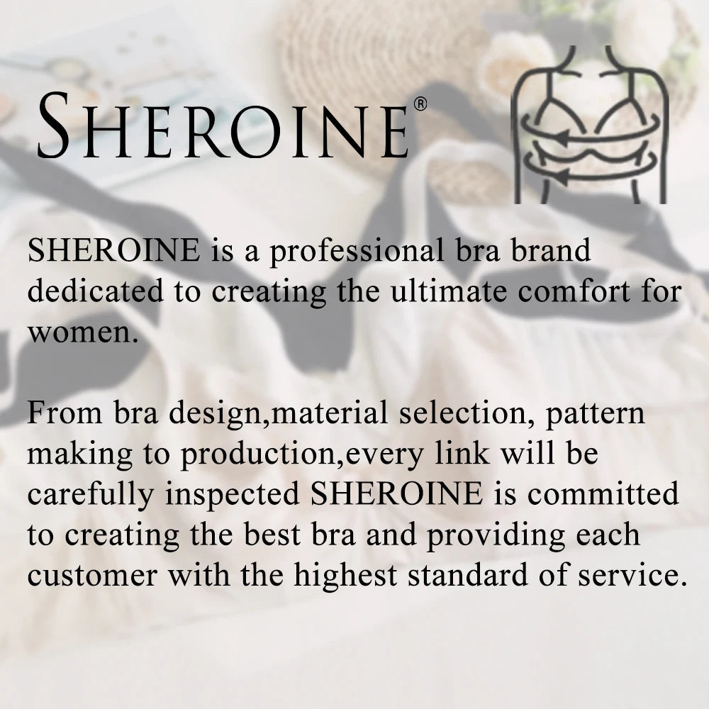 Sheroine Plus Size Floral Lace Underwire Bra, Minimizer Full Coverage Non Padded Support Bra for Everyday Comfort & All-Day Wear