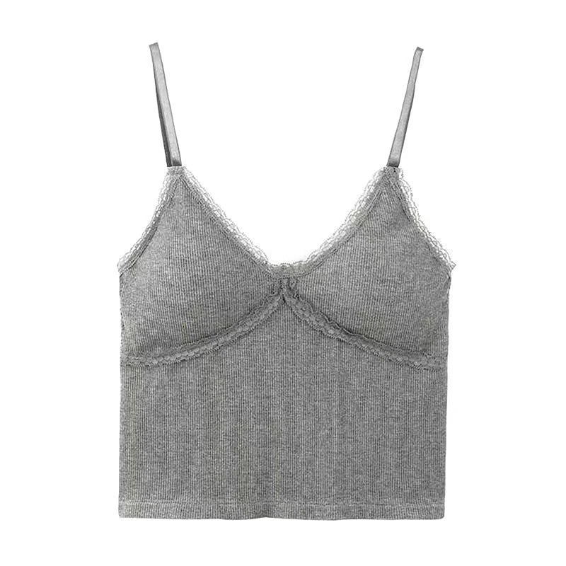 Crop Top Women Sexy Sleeveless Tops Fashion Female Underwear Lady's Camisole Girl Basic T-shirt Vest Lingerie Bras Tube Tops Hot