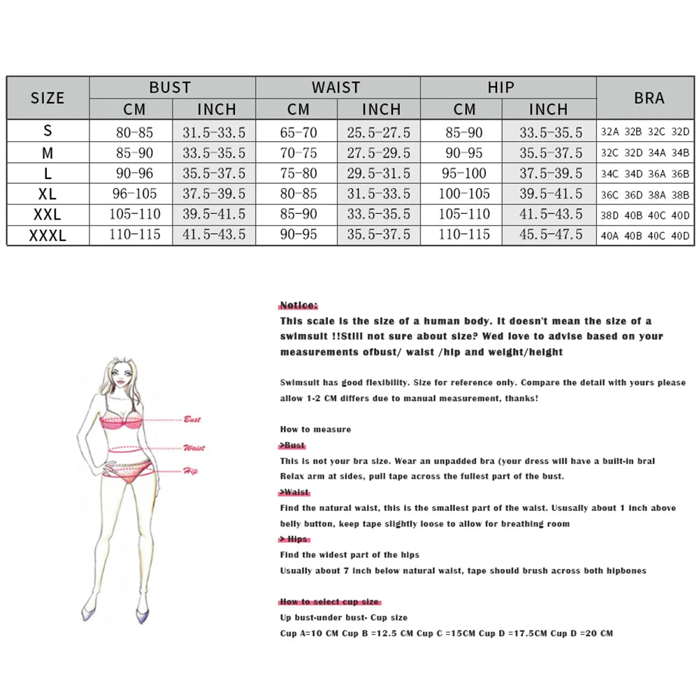 2025 Sexy Bikini Women Swimsuit Female Bandeau Biquini Push Up Swimwear Female Strappy Bathingsuit Patchwork Swim Suit Beachwear