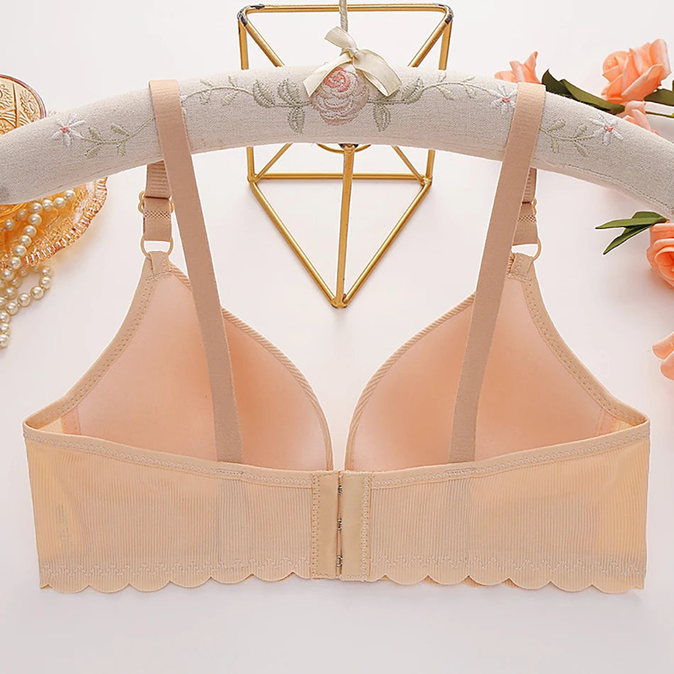 Women Pregnancy Nursing Bra Comfortable Anti Sagging Front Opening Buckle Postpartum Breastfeeding Convenient Bras New