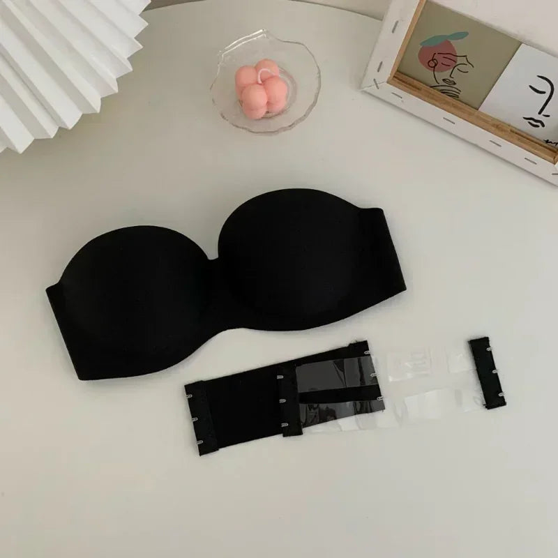 Invisible Push Up Bras Women Strapless Bra Underwear Seamless Solid Without Straps Bralette Lingerie Women Intimates