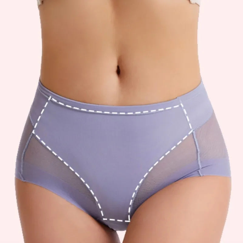 2Pcs/Set Women Tummy Control Panties Butt Lifter High Rise Briefs Shapewear Female Sexy Lingerie Seamless Underwear S-3XL