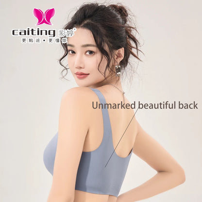 CAITING Seamless Bra Women good quality women underwear  No trace Tops Sexy Wireless Women's Underwear Vest-style push-up bra