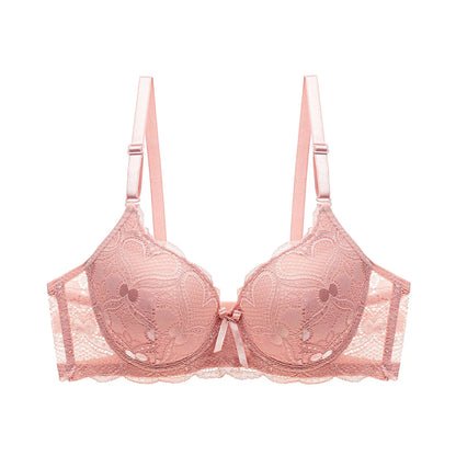 Sexy Push Up Bras for Women 75 80 85 90 95 B C Cup Thick Padded Underwear for Girls 3/4 Cup Plunge Bra Female Lingeries