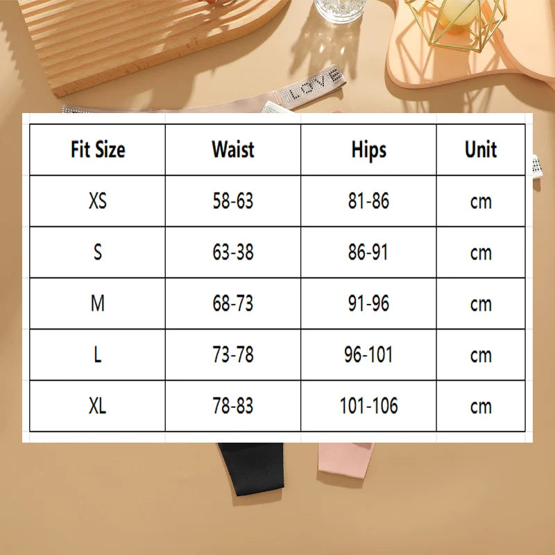 7Pcs/Set Printed Leopard Crystal Letter Thongs For Women Fashion Low Waist Soft Breathable Underpants Female Traceless G-string