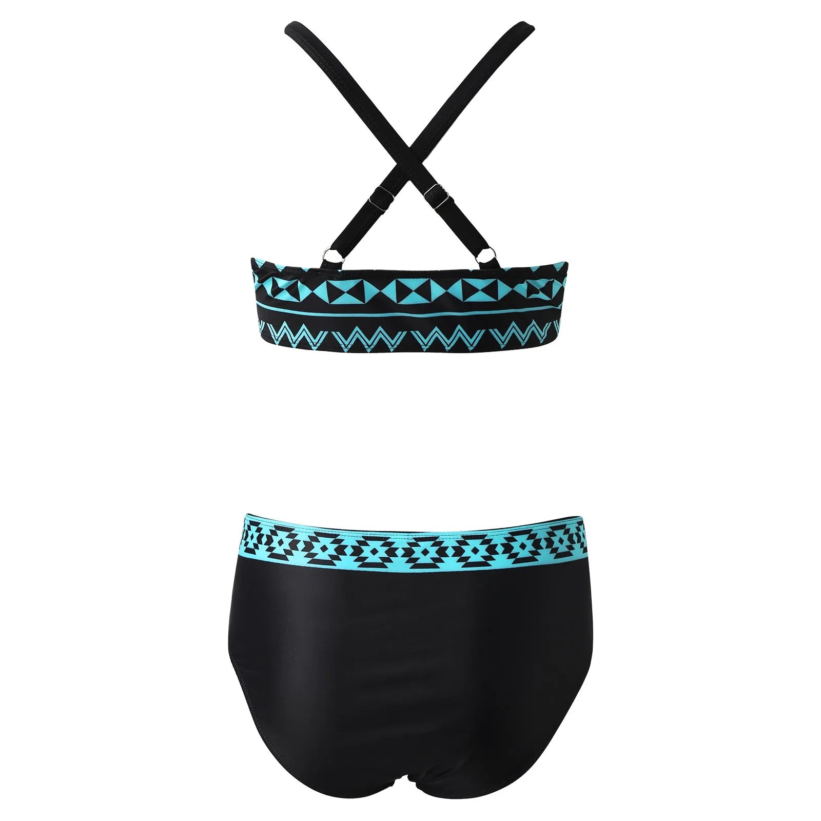 Women Two Piece Tummy Control Womens High Waisted Bikini Swimsuits High Rise Two Piece Bathing Suits Bikinis De Mujer 2025