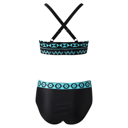 Women Two Piece Tummy Control Womens High Waisted Bikini Swimsuits High Rise Two Piece Bathing Suits Bikinis De Mujer 2025
