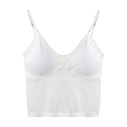 Crop Top Women Sexy Sleeveless Tops Fashion Female Underwear Lady's Camisole Girl Basic T-shirt Vest Lingerie Bras Tube Tops Hot