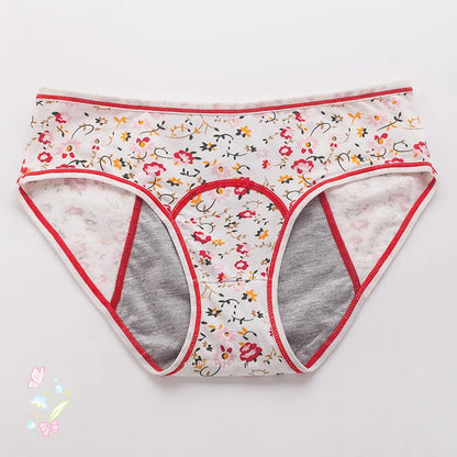 Women's Briefs Physiological GirlsPants Leak-proof Menstrual Underwear Cotton Ladies Breathable Cute Under Panties Underwear