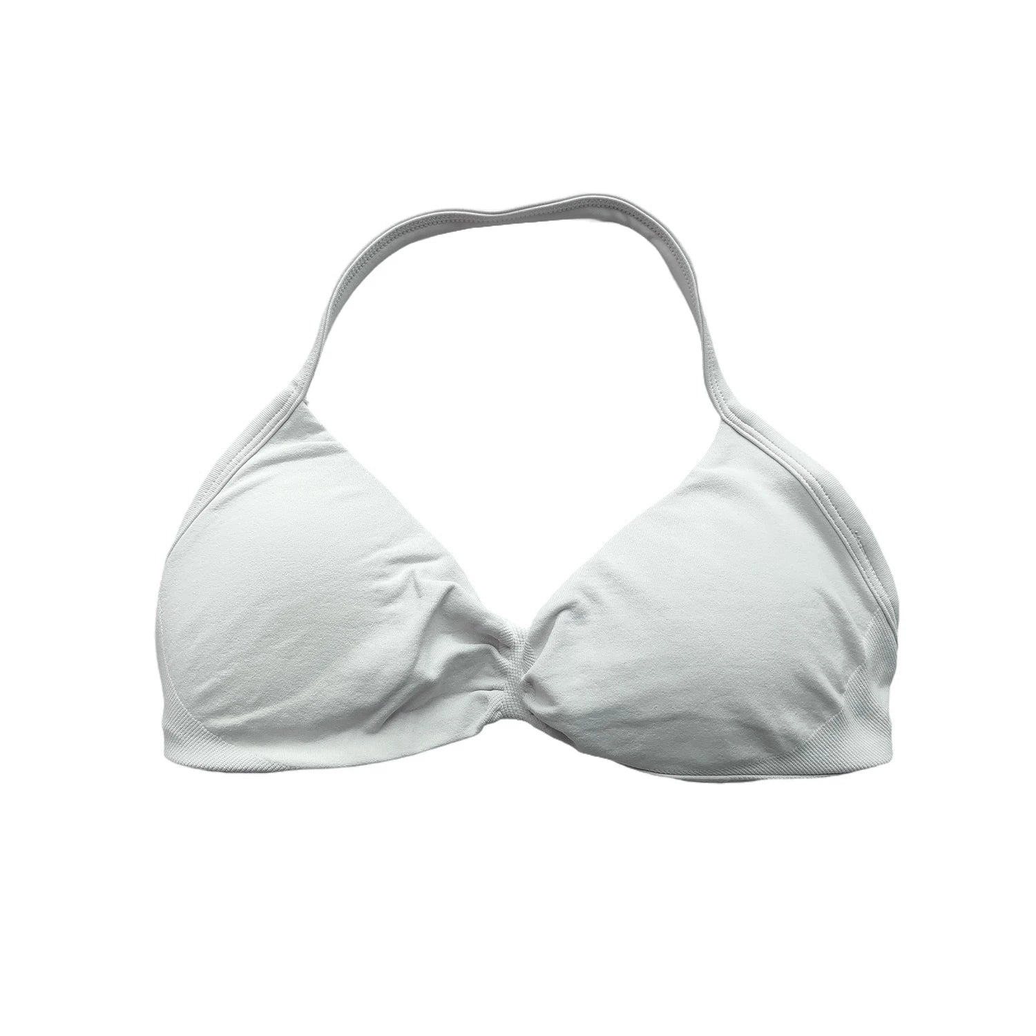 Impact Bra Women's Strappy Backless Halter Sports Bra With Removable Cups Seamless Yoga Gym Workout Activewear Fitness Clothing