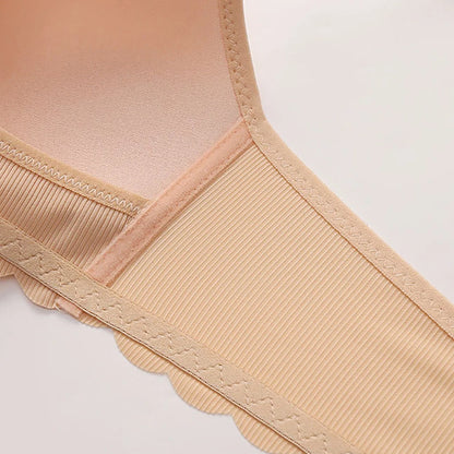 Women Pregnancy Nursing Bra Comfortable Anti Sagging Front Opening Buckle Postpartum Breastfeeding Convenient Bras New