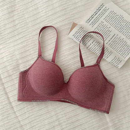8cm Extreme Push Up Bra for Small Chest AA-A-B Cup Ultra Thick Padding Wireless Bra for Max Lift Deep Plunge Seamless Lingerie