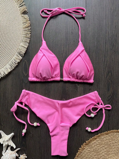 RUOTONGSEPT 2025 New Sexy 13 Color Triangle Bathing Suit for Women Brazilian Bikinis Swimwear Push Up Swimsuit Beach Bikini Set