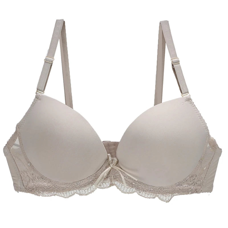 DaiNaFang New Sexy Push Up Bra BCDE Cup Brassiere Adjustable Plunge Underwear For Women Female Plus Size Lingerie