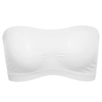 Women Sexy Lingerie Lace Seamless Tube Top Breathable Strapless Bandeau Bra Underwear Without Pad Sleep Underwear Sports Bra