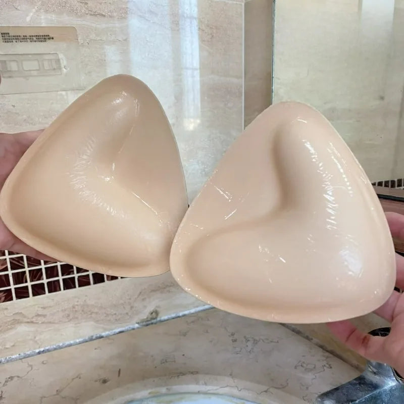 Thicken Chest Push Up Sticky Bra Double Sided Women Swimsuit Bikini Removeable Silicone Self-adhesive Cup Enhancer Chest Pad