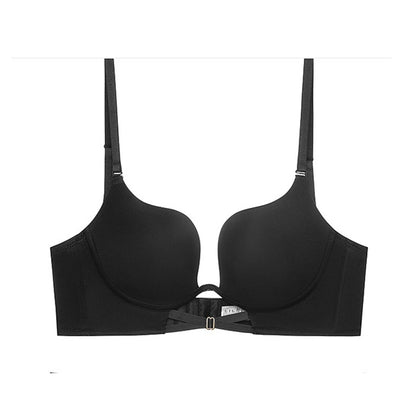 Women Invisible Bra Deep U Plunge Bras Backless Top for Dresses Sexy Lingerie with Transparent Strap Push Up Strapless Underwear