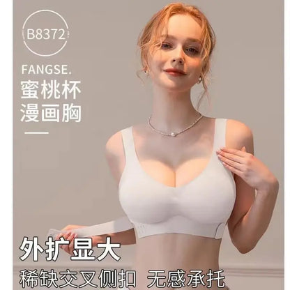 12CM Ultra Thick Push Up Bra for Small Chest Extreme Lift Plunge Enhancement Creates Dramatic Curve Hourglass Shape Anti-Sagging