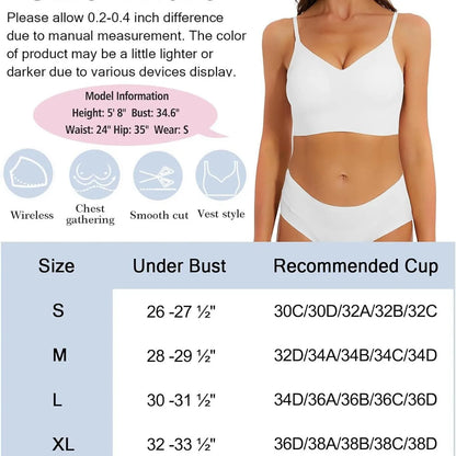 Seamless Low Back Bra Support Multiway Wireless Backless Halter Padded Bralette Lifting Straps Convertible Bras
