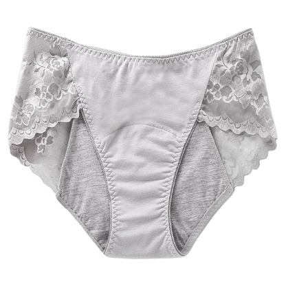 Women's Leak Proof Menstrual Panties lace Breathable SexysWaterproof Mid Waist Physiological Period Seamless  Underwear
