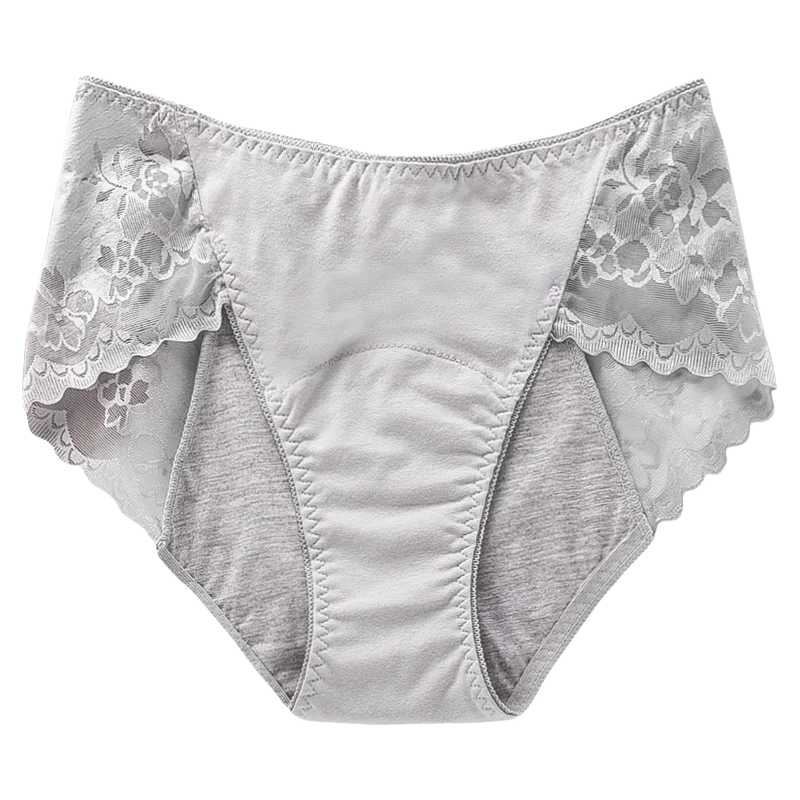 Women's Leak Proof Menstrual Panties lace Breathable SexysWaterproof Mid Waist Physiological Period Seamless  Underwear