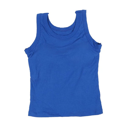 Women Solid Basic T-shirts Summer Vest Bra Tops With Pad Streetwear Y2K Elastic Rib-Knit Sleeveless Casual Tank Tops Female