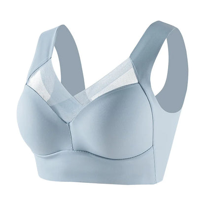 Women Seamless Plus Size Bras Sexy Patchwork Lace Top Push Up Sports Brassiere Female Backless Fitness Sleep Vest Bralette New