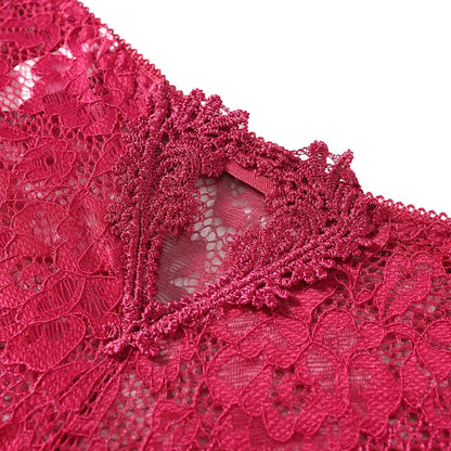 TERMEZY Women Sexy Lace Embroidery Panties Low-waist Underwear Female G String Hollow Out Lingerie Temptation Thong Intimates