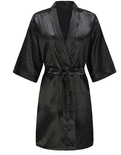 Luxury Bridal Short Robe Wedding Day Diamond Feather Dressing Gown Silk Satin Whi