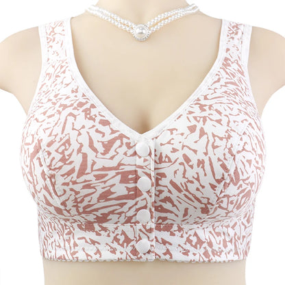 Wireless Bras For Women T-Shirt Brassiere Front Closure Underwear Comfortable Lingerie Push Up