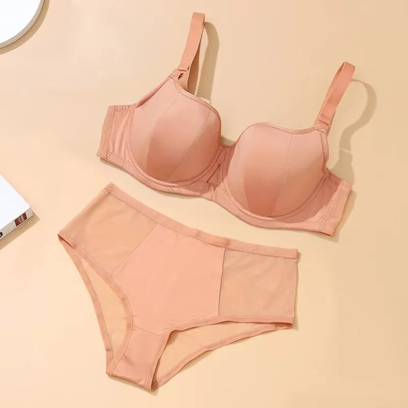 Womens Push Up Minimizer Bra Full Cup Underwire Female Smooth Plus Size Lingerie 75 80 85 90 95 D E F G H I EU Size