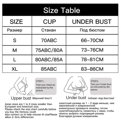 Women's Sexy Without Straps Bra Push Up Wireless Bras Beauty Back Non Slip Seamless Invisible Bralette Lingerie Strapless Bra