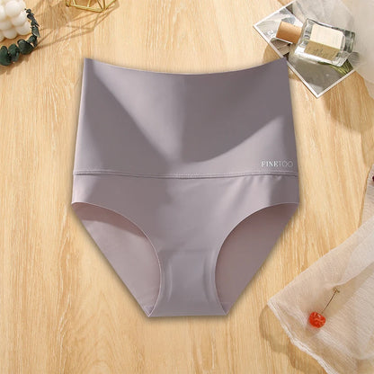 FINETOO Seamless High Waist Panties Women's Abdomen Hip Lift Briefs Body Shaping Lingerie Pants Plus Size Breathable Underwear