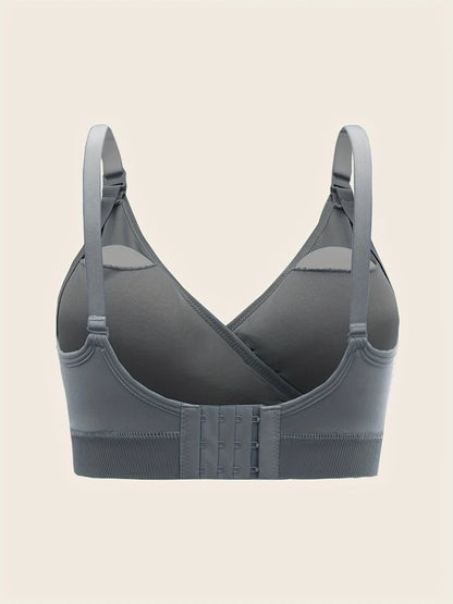 3 PCS Set Breathable Front Open Nursing Bra Maternity Underwear Pregnancy Bra Full Cup Wireless Comfortable Breastfeeding Bra