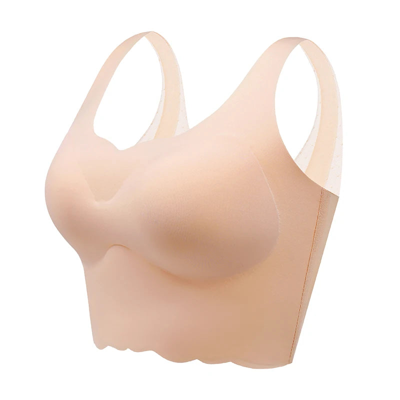 M-6XL Wireless Seamless Bra for Women Sleeping Vest Bra Ultra Thin BH Breathable Bralette Invisible Sports Bra Push Up Underwear