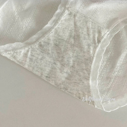 1pcs Bag Hip Bilateral Curled Ice Silk Panties Strawberry Print Low-rise Flashing Ladies Briefs Low-rise Underwear Women 2026