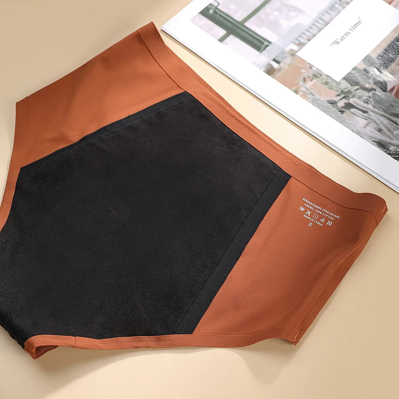 Hot Sale Mid-Rise Seamless Menstrual Period Panties 4 Layers Absorbent Leak Proof Culotte Lengthened Menstrual Panties